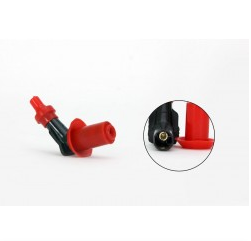 CAPUCHON BUJIA 90° COLOR ROJO CHUPON