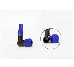 CAPUCHON BUJIA 90° COLOR AZUL CHUPON