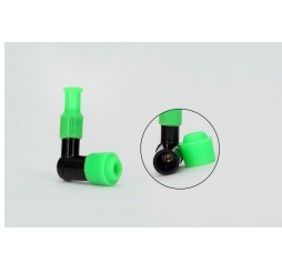 CAPUCHON BUJIA 90° COLOR VERDE CHUPON