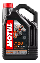 ACEITE MOTUL 4 TIEMPOS 7100 20W50 SINTETICO 4LT