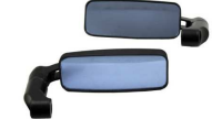 ESPEJO DECORATIVO IRON RACING CITY COLOR NEGRO RETROVISOR