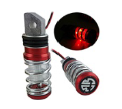 POSAPIE DECORATIVO C/LUZ IR-913 COLOR ROJO PISAPIE PISADERA