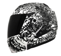 CASCO KOV ABATIBLE ZAPATA TALLA L COLOR BLANCO