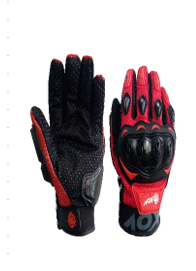 GUANTES KOV TOUCH ROJO TALLA S