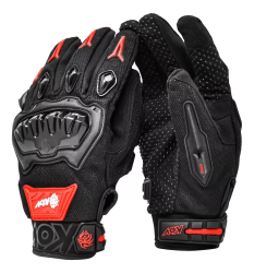 GUANTES KOV DELTA 2.0 TOUCH TALLA L COLOR NEGRO/ROJO