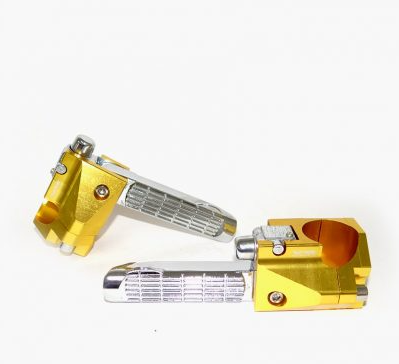 JUEGO POSAPIES TRAS BWS 125 COLOR AMARILLO PISAPIE PISADERA