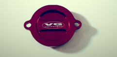 TAPA FILTRO DE ACEITE ROJO P/PULSAR 200NS