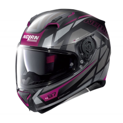 CASCO NOLAN N87 CERRADO TALLA M ORIGINALLITY 71 COLOR GRIS/MORADO