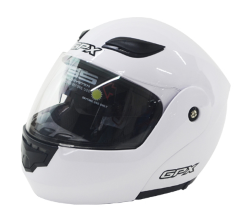 CASCO GPX ABATIBLE BLD 155 TALLA L COLOR BLANCO