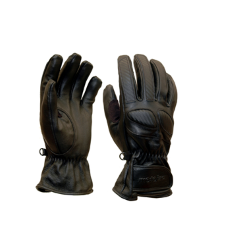 GUANTES MOTOJAC CITY PIEL TALLA M COLOR NEGRO