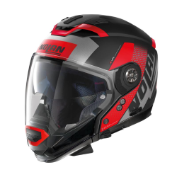 CASCO NOLAN ABATIBLE N70-2 GT TALLA XL CELERES NCOM 31 COLOR NEGRO/ROJO