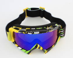 GOGGLES MOD YM 634 NGO/AMARILLO VISOR CARETA