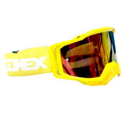 GOGGLES DEX YH-191-4 COLOR AMARILLO MICA TORNASOL VISOR CARETA