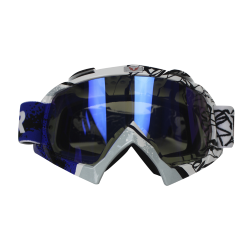GOGGLE BKR ESSENTIAL AZUL/BLANCO VISOR CARETA