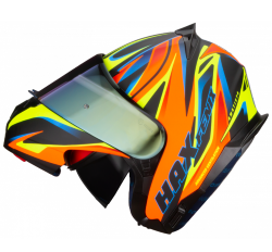 CASCO HAX ABATIBLE AMATITA FENIX TALLA M COLOR NARANJA