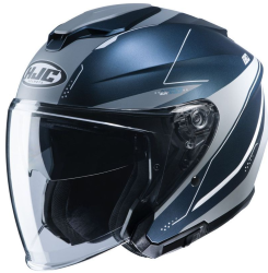 CASCO HJC ABIERTO 3/4 I30 MC2SF TALLA S COLOR AZUL/GRIS