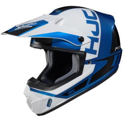 CASCO HJC CROSS CS-MX II CREED TALLA S COLOR BLANCO/AZUL