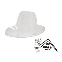 PARABRISAS TRANSPARENTE P/MOTO UNIVERSAL 910X510X36MM