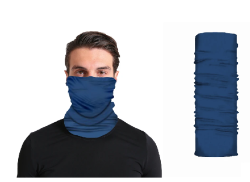 BANDANA CUBRE BOCA LISO COLOR AZUL
