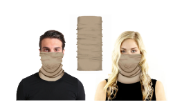 BANDANA CUBRE BOCA LISO COLOR BEIGE