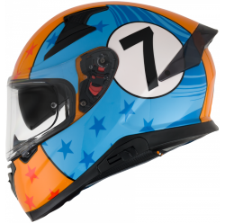 CASCO HAX CERRADO IMPULSE GULF TALLA L COLOR NARANJA/AZUL