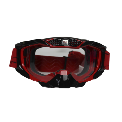 GOGGLE BKR CONNECTION NGO/ROJO VISOR CARETA