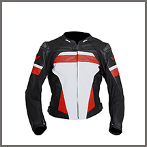 CHAMARRA POWER NGO/BCO/ROJO TALLA XL BKR