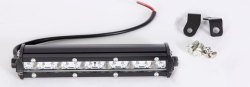 FARO AUXILIAR DE 6 LEDS LUZ BLANCA CUERPO NEGRO 3W18W 12V-24V EXPLORADORA
