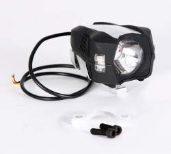 FARO AUXILIAR DE LED LUZ BLANCA DC10 95V COLOR NGO ESTROBO ROJO EXPLORADORA