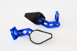 JGO ESPEJOS DEPORTIVOS COLOR AZUL ZX-2880 RETROVISOR