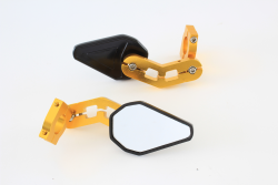 JGO ESPEJOS DEPORTIVOS DORADO ZX-2880 RETROVISOR
