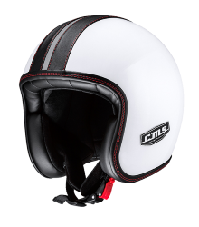 CASCO CMS 3/4 VINTAGE TALLA L COLOR NGO/BLANCO