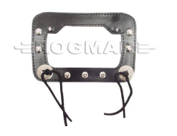 PORTAPLACAS DE PIEL CHOPPER