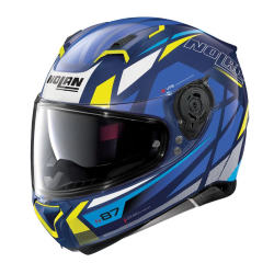 CASCO NOLAN N87 CERRADO TALLA L ORIGINALLITY N-COM COLOR AZUL