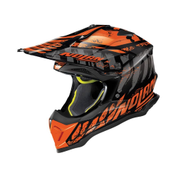 CASCO NOLAN N53 CROSS TALLA L SKELETON COLOR NARANJA/NEGRO