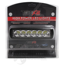 FARO BARRA 6 LEDS 6 18W 9-32V COLOR NEGRO
