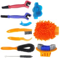 KIT LIMPIADOR DE CADENA (CEPILLO ESPONJA 9 PIEZAS)