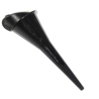 EMBUDO DE PLASTICO COLOR NEGRO (28CM LARGO X 9CM ANCHO)