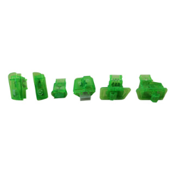 JGO BOTONES COLOR VERDE P/ MOTONETA (5 PIEZAS)