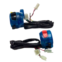 JGO MANDO P/ FT 150 FT 125 C/LUZ COLOR AZUL CONMUTADOR CONTROL