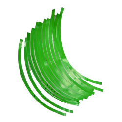 CALCOMANIA P/ RIN 17-18 REFLEJANTE COLOR VERDE