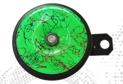 CLAXON UNIVERSAL 12V COLOR VERDE BOCINA PITO