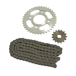 KIT DE SPROCKET SAYTO P/ FT 150 FT 150TS FT 150GT FIERA 150 (39 X 15T 428H X 108L) KIT ARRASTRE