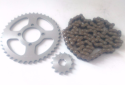 KIT DE SPROCKET SAYTO P/ AX 100 (42 X 14T 428H X 112L) KIT ARRASTRE