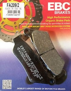 BALATAS EBC FRENO DISCO FA209/2 P/ BMW F 650GS F 700GS F 800GS R 1200GS K 1600GT ZAPATA