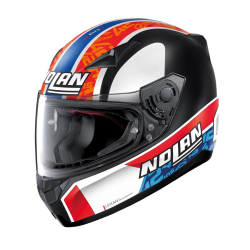 CASCO NOLAN N60-5 CERRADO TALLA L REPLICA A. RINS 60 COLOR NGO/BCO