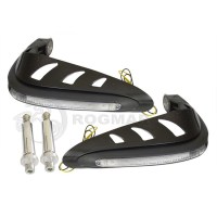 PROTECTOR DE MANIJAS UNIVERSAL LUZ LED COLOR NEGRO