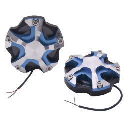 LUZ LED LATERALES DE MOTO COLOR AZUL DC 12V