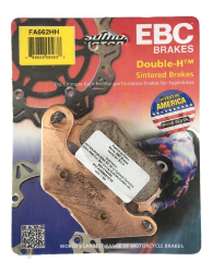BALATAS EBC FRENO DISCO FA662HH P/ MT 03 R3 (TRASERA) ZAPATA