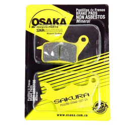 BALATAS SAKURA FRENO DE DISCO PSB058 P/ SZ 16R SZ-RR 150 WAVE 110 CROSSMAX 250 RAY ZR 125 FASCINO PASTILLA